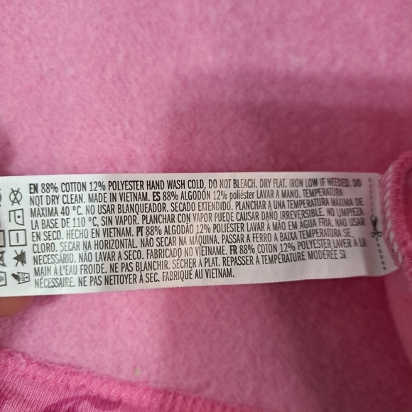 Juicy Couture x Forever 21 Sweater MediumnPink Fleece Barbiecore Semi Crop - Picture 8 of 9